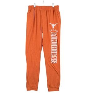 Concepts Sport Texas Longhorns Joggers Womens L Cotton Poly Orange